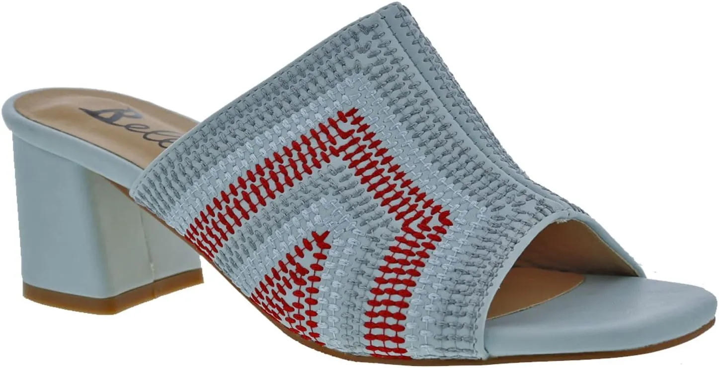 Bellini Faint Womens Slip On Chunky Heel Mule
