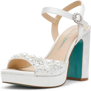 Betsey Johnson Women's Avian Heeled Sandal
