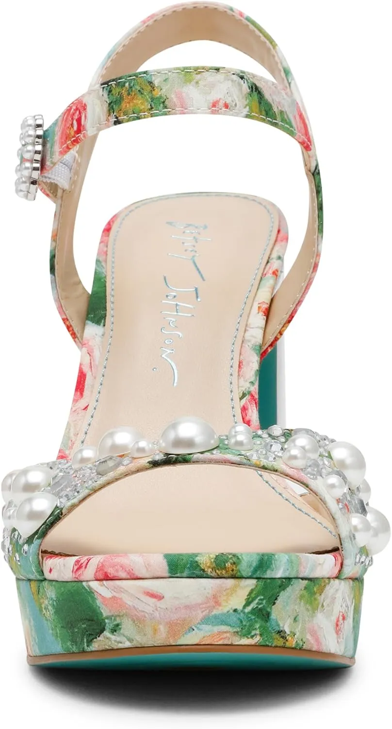 Betsey Johnson Women's Avian Heeled Sandal
