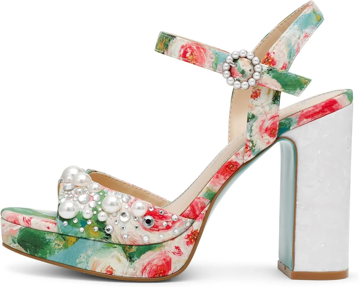 Betsey Johnson Women's Avian Heeled Sandal