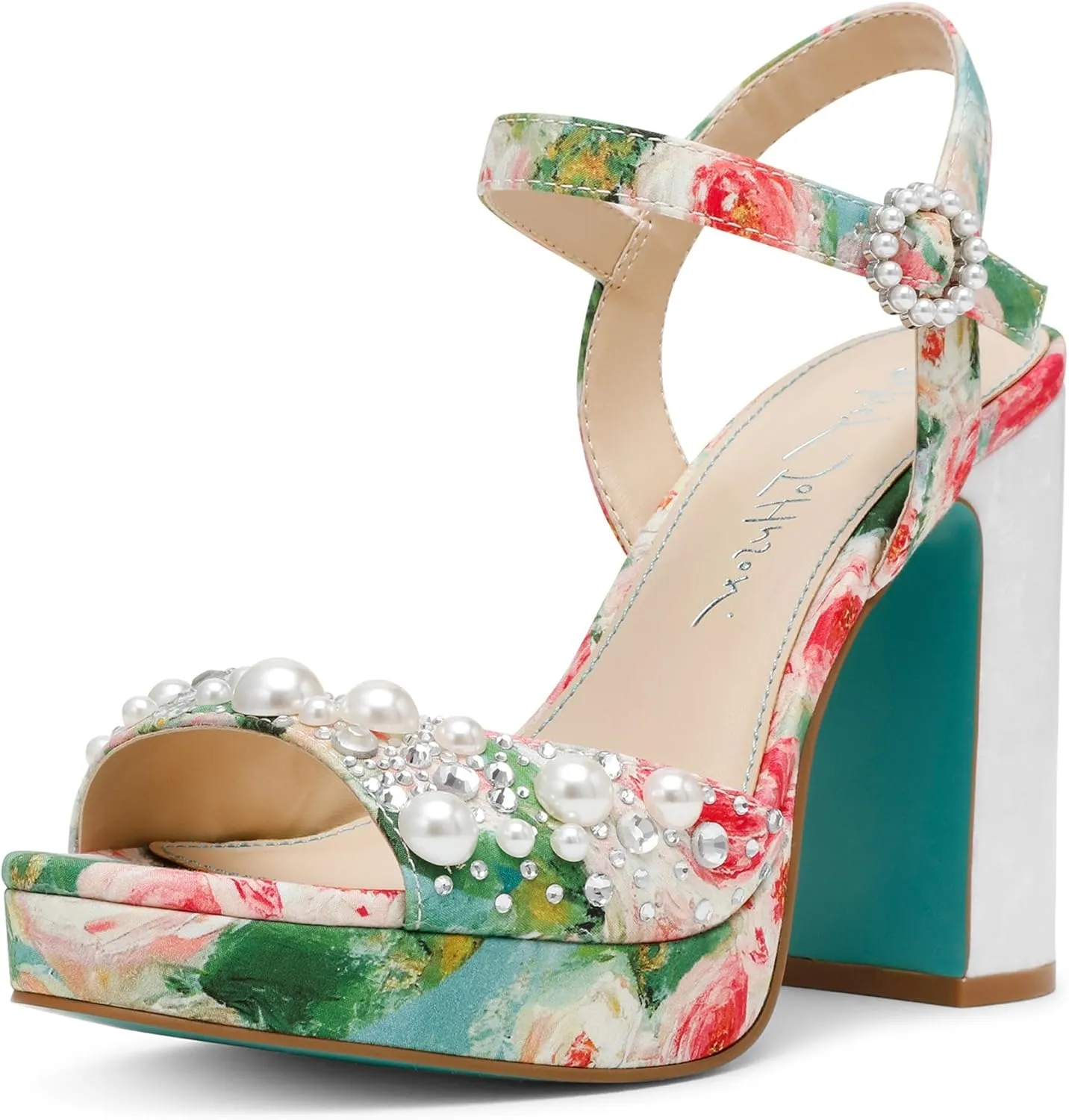 Betsey Johnson Women's Avian Heeled Sandal