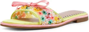 Betsey Johnson Women's Teasse Flat Sandal