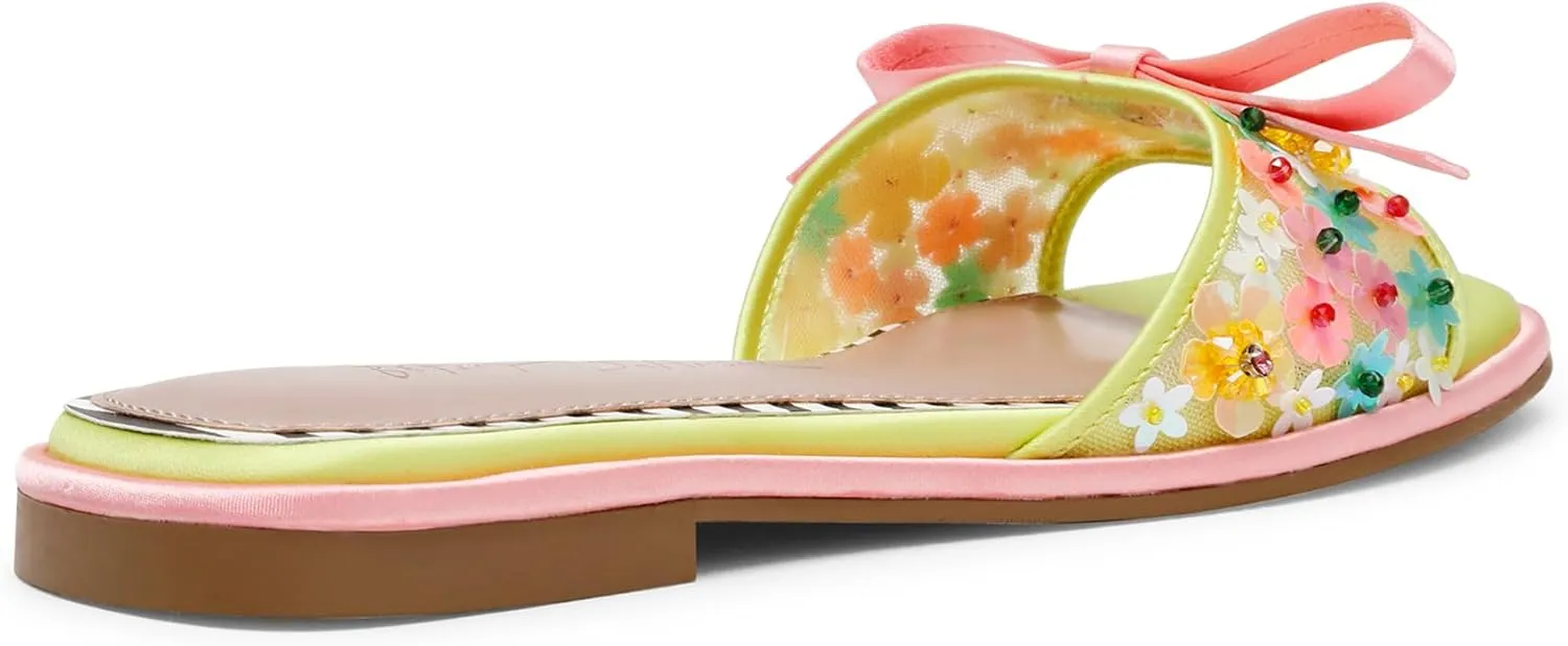 Betsey Johnson Women's Teasse Flat Sandal