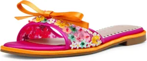 Betsey Johnson Women's Teasse Flat Sandal