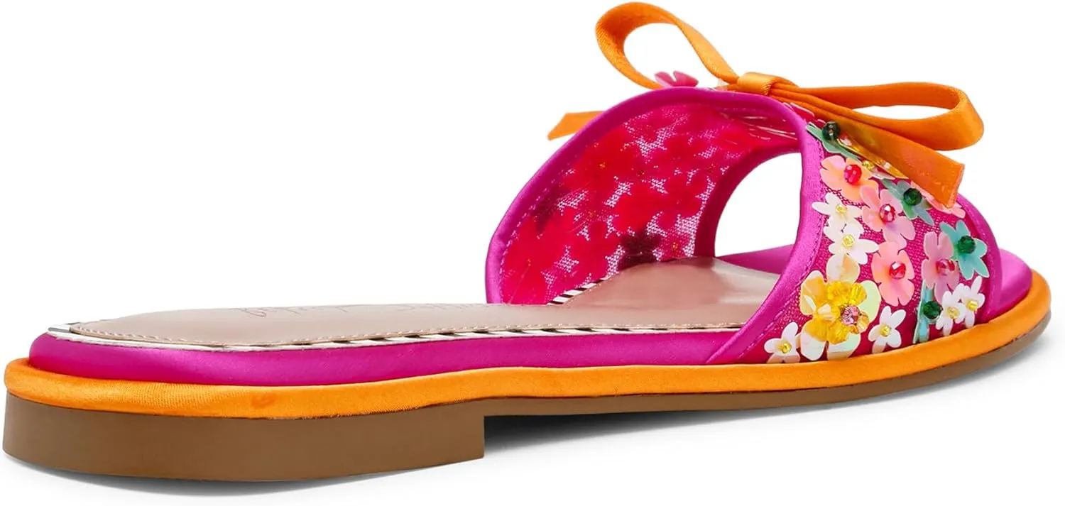 Betsey Johnson Women's Teasse Flat Sandal