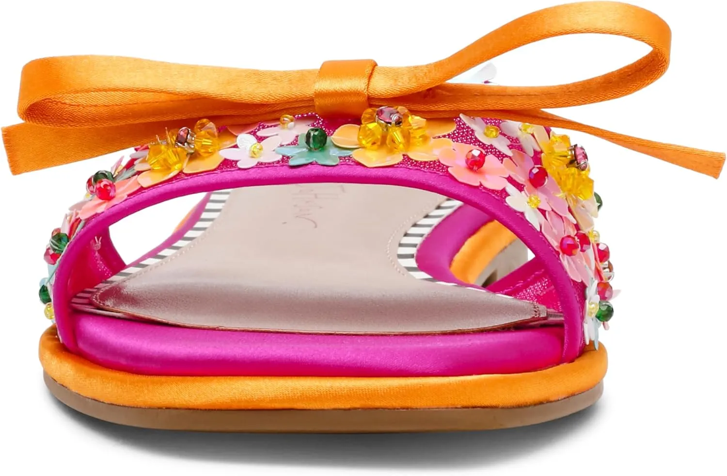 Betsey Johnson Women's Teasse Flat Sandal