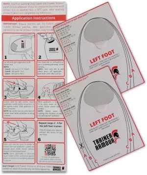 Big Toe Hole Preventer, self-Adhesive Patches with a Clever applicator - Shoe Toe Burst Toe Box Blowout Prevention Insert - Toe Hole Area Repair Patch - For Running Shoes and Sneakers