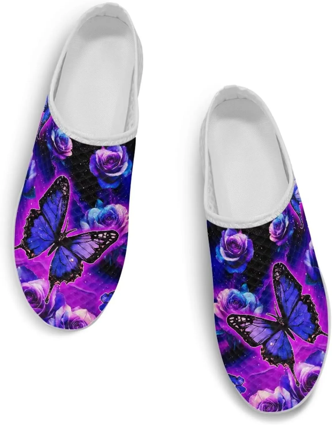 Binienty Women's Arch Support Round Toe Garden Clogs Slip On Breathable Mule Sneakers Wide Width Homen Slippers for Indoor Outdoor