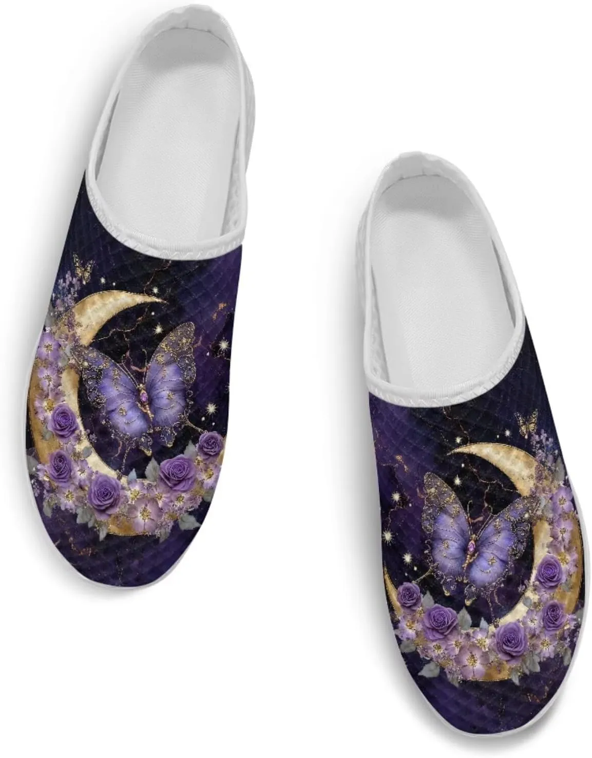 Binienty Women's Arch Support Round Toe Garden Clogs Slip On Breathable Mule Sneakers Wide Width Homen Slippers for Indoor Outdoor
