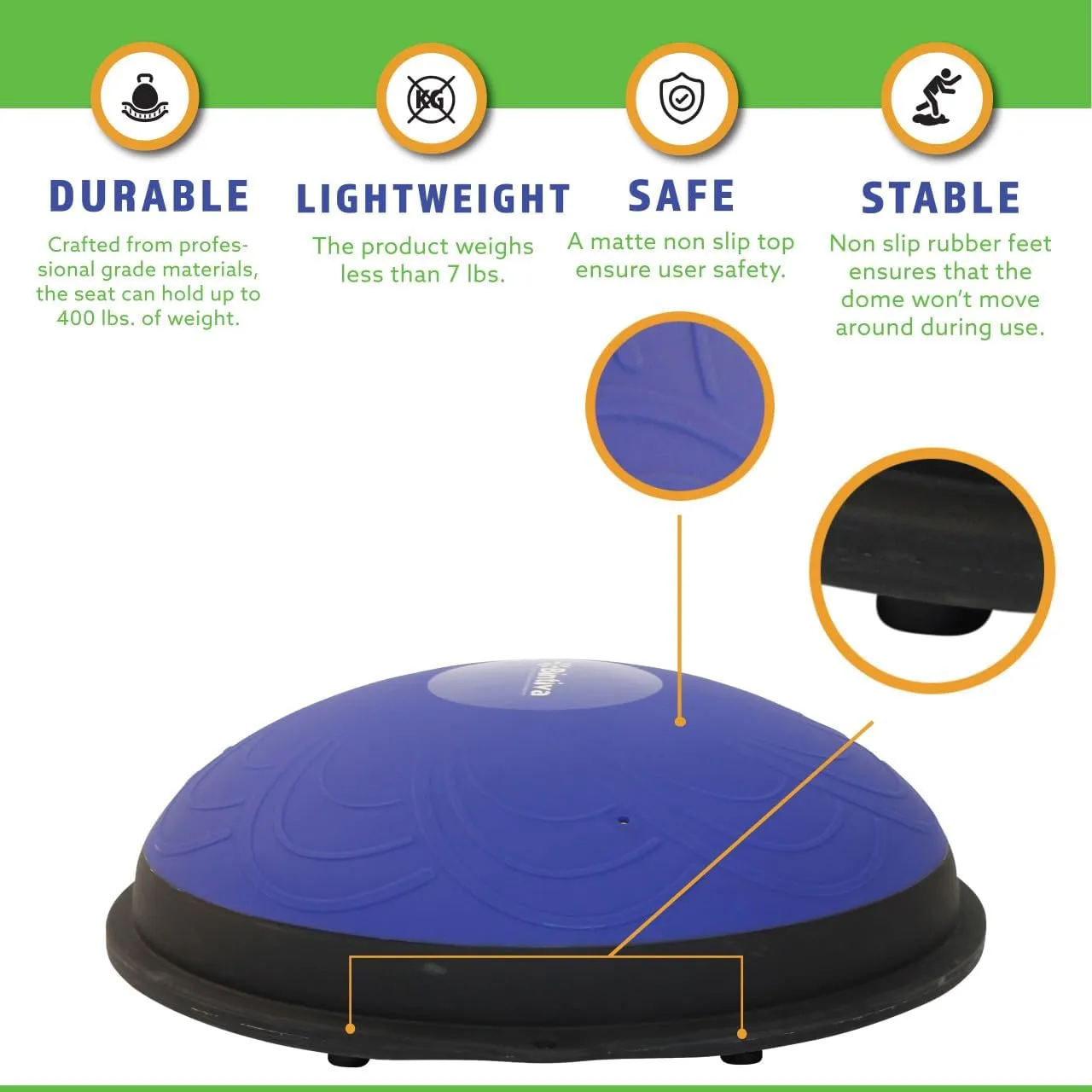 bintiva Active Floor Seat - for Students, and Children of All Ages - Flexible Seating That Can Increase Focus and Concentration