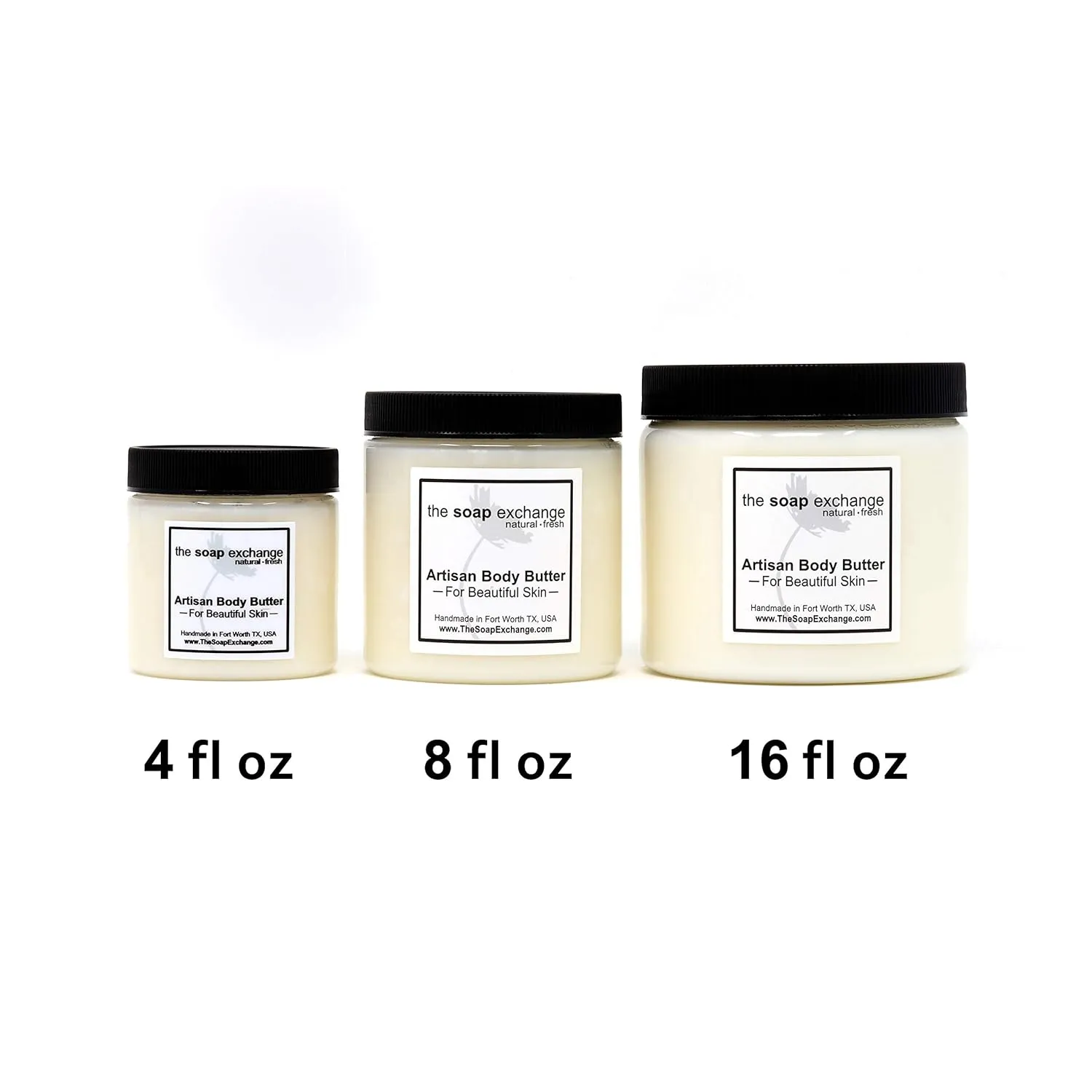 Body Butter - Beach Baby Scent - Hand Crafted 4 fl oz / 120 ml Natural Artisan Skin Care, Shea Butter, Aloe Vera, Nourish, Moisturize, & Protect. Made in the USA.
