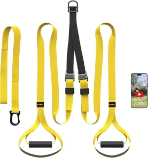 Bodyweight Fitness Training Kit, Home Resistance Trainer Straps for Total Body Workouts