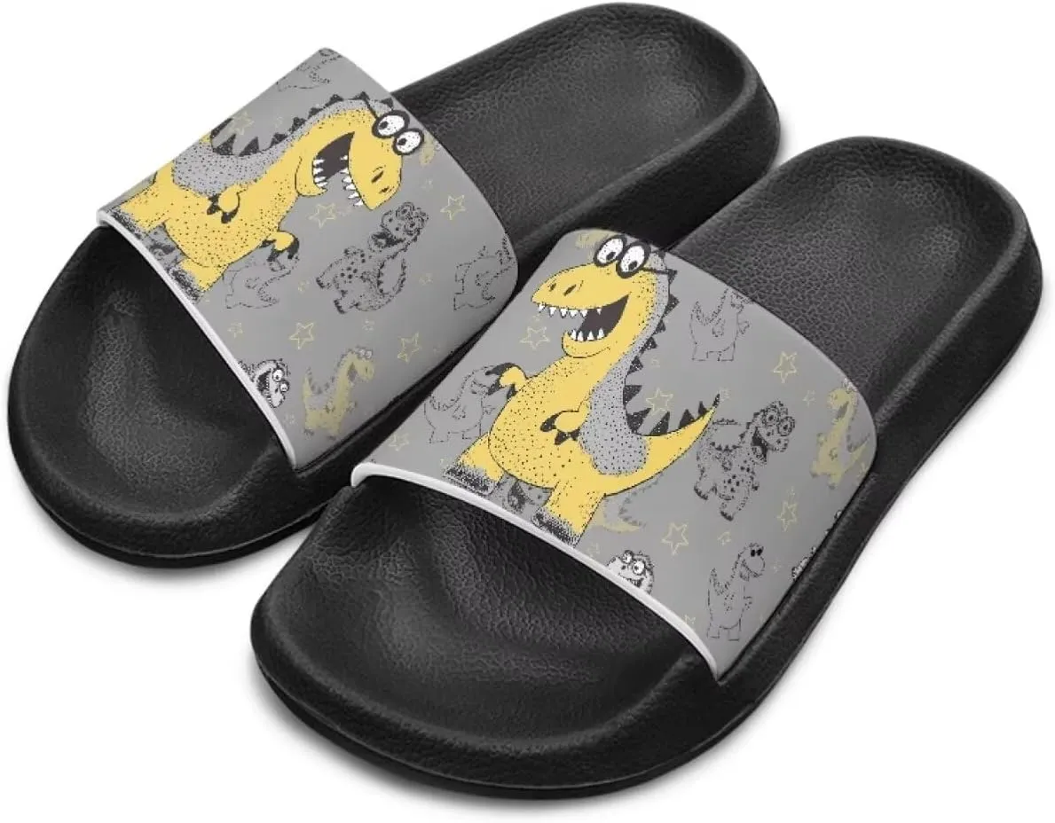 Boys House Slippers Everyday Non-slip Slide Sandals Comfortable Bathroom Shower Shoes Kids Beach Sandal
