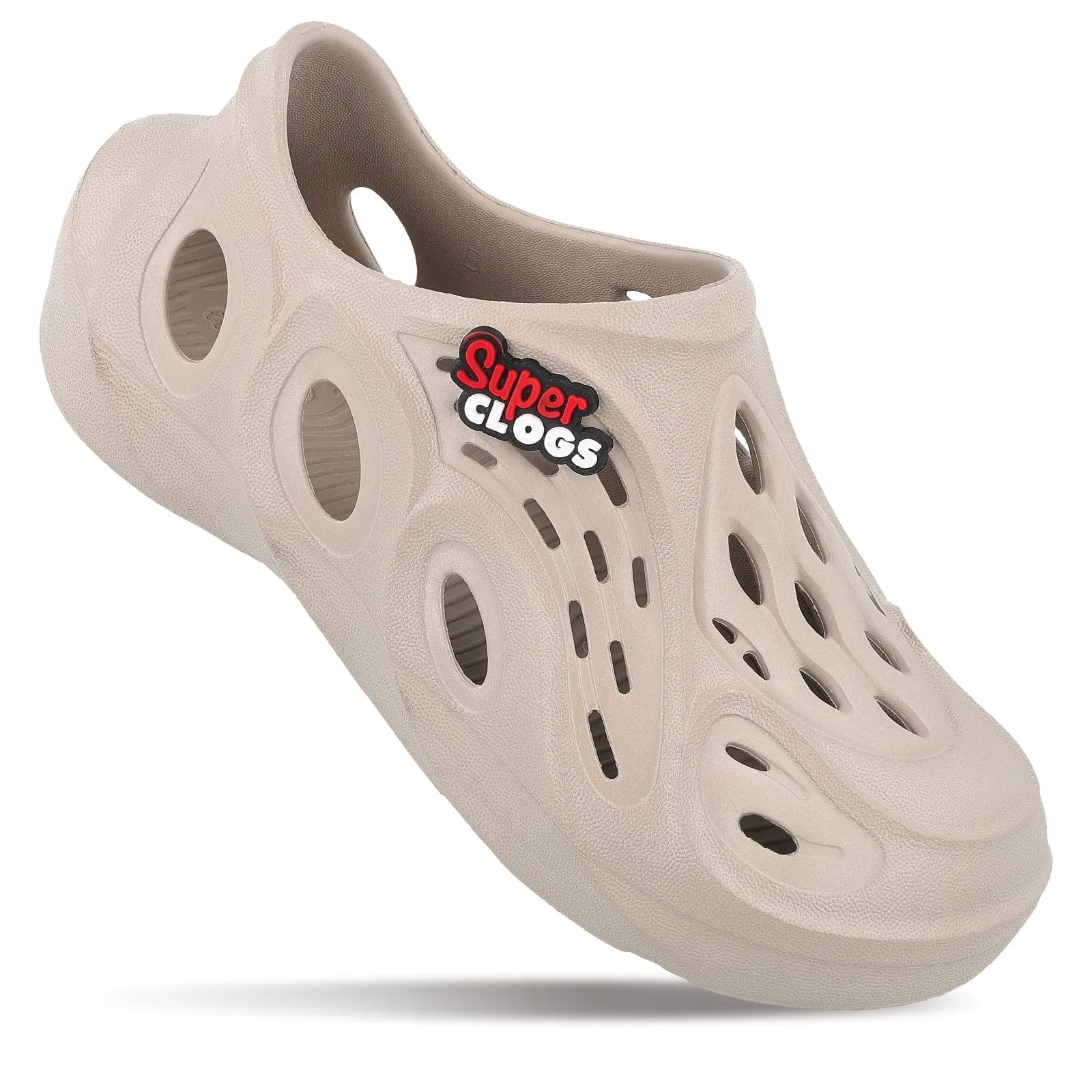 Boy's Superclogs  - WC8710 Greige
