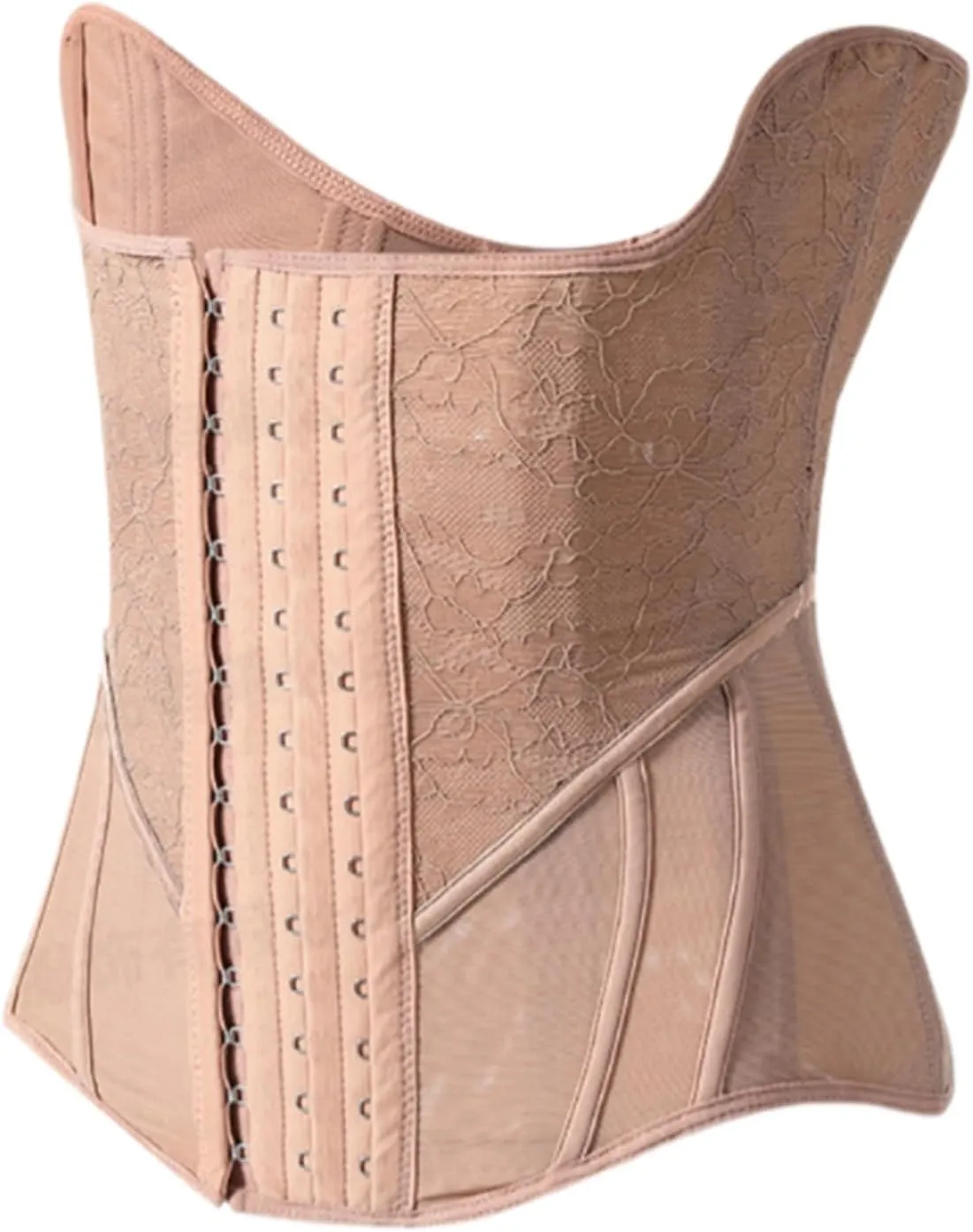 Breathable Spandex Waist Shaper Adjustable Waist Trainer Stylish Mesh Corset For Work And Postnatal Use