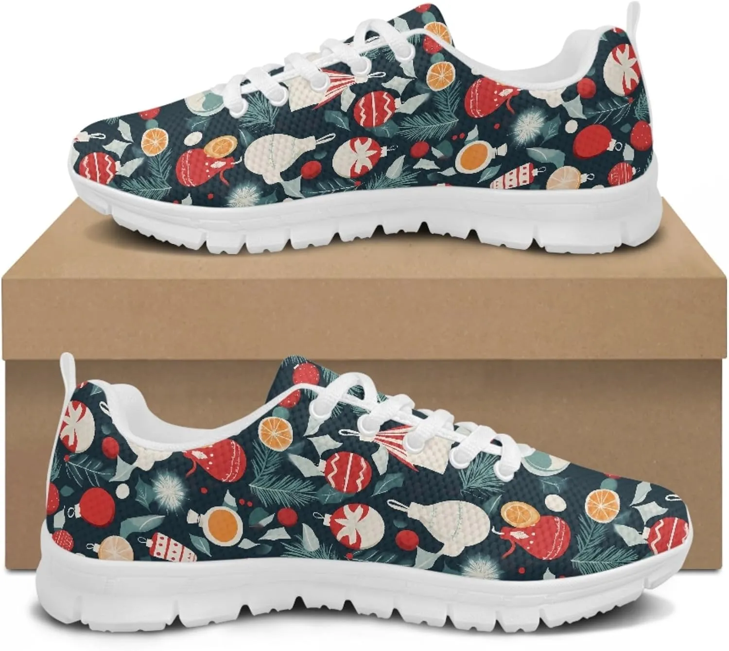 Breathable Sports Shoes for Women Teens Trainer Running Travel Sneaker Walking Low Heel Lightweight Sneakers