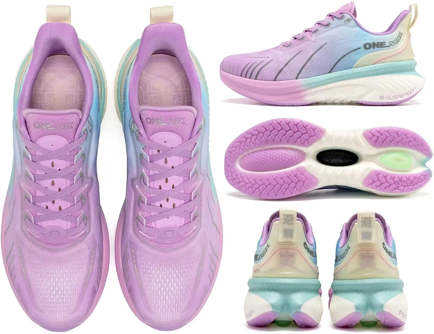 Breathable Women's Max Cushioned Walking Shoes with Arch Support for Plantar Fasciitis Flat Foot Pain Relief Air Lightweight Jogging Running Sneakers Shoes Non Slip Thick Sole