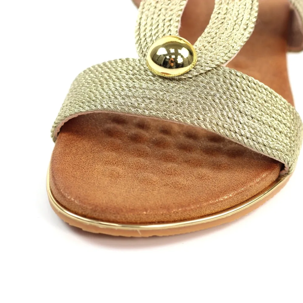 Callow II Gold Sandal