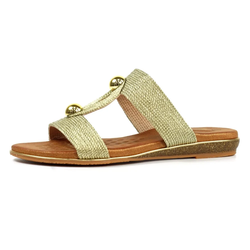 Callow II Gold Sandal