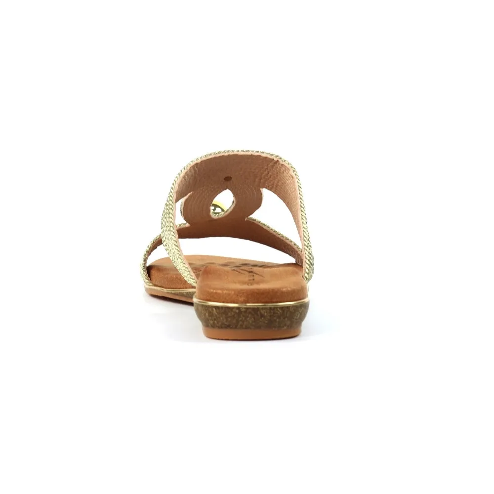 Callow II Gold Sandal