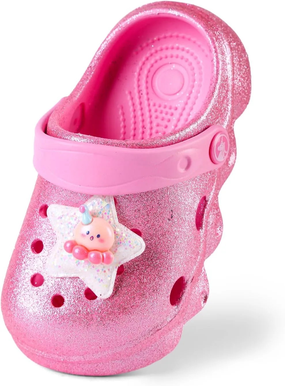 Casual Bright-Colored Clogs for Kid's, Toddlers, Girls, Breathable Lightweight Children's Garden Shoes for Beach Pool, Anti Slip Sandals Clogs, Water Shoes Summer Slides