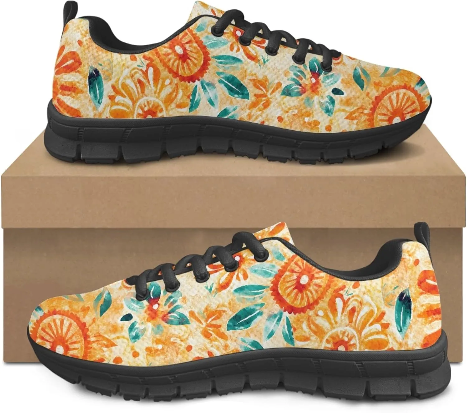 Casual Shoes for Teens Womens Trainer Running Travel Sneaker Walking Low Heel Lace Up Teens Adults Lightweight Sneakers