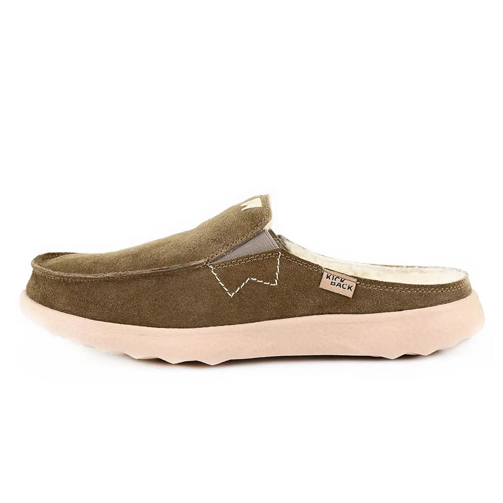 Chaise Woolie 2.0 Khaki Suede