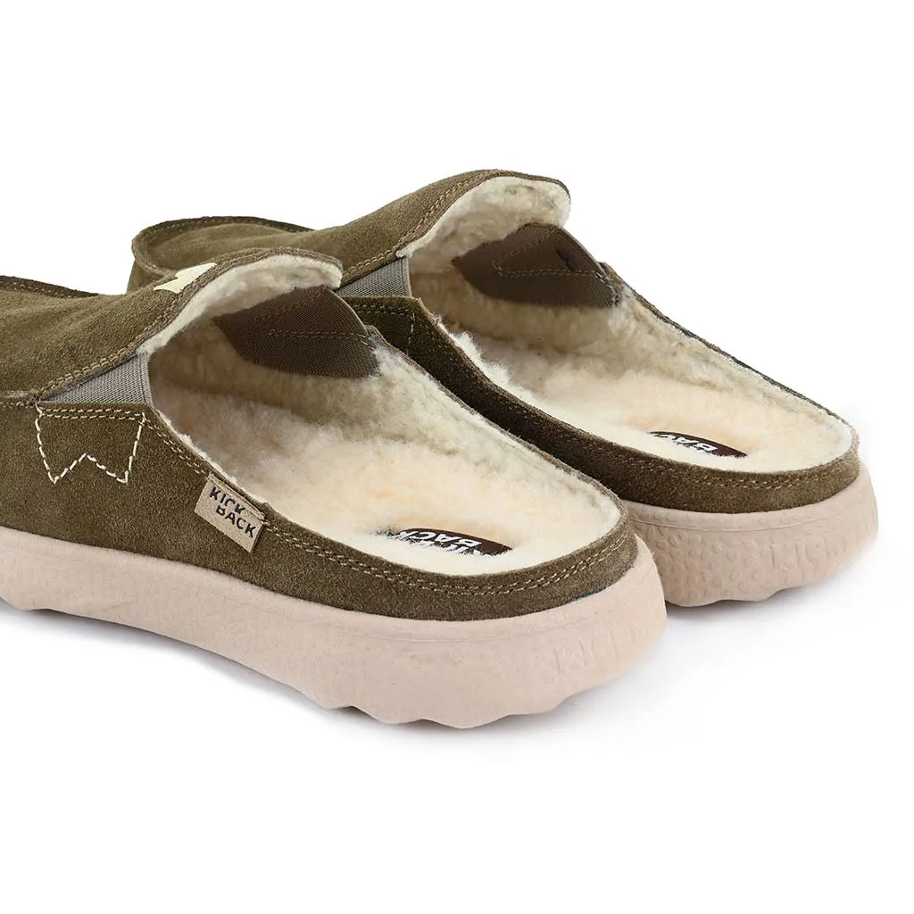 Chaise Woolie 2.0 Khaki Suede