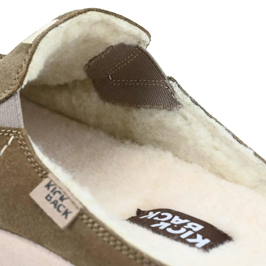 Chaise Woolie 2.0 Khaki Suede
