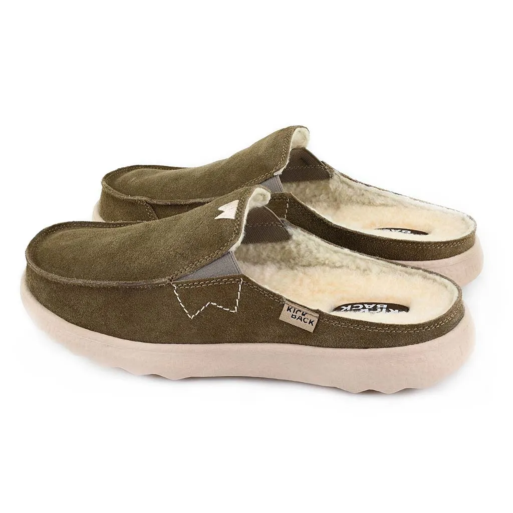 Chaise Woolie 2.0 Khaki Suede