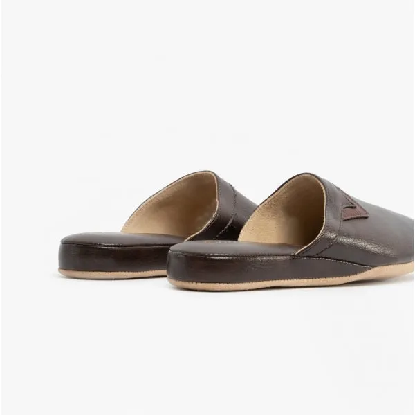 Chaleur PIERO Mens Mule Slippers Brown