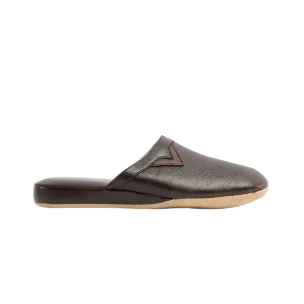 Chaleur PIERO Mens Mule Slippers Brown