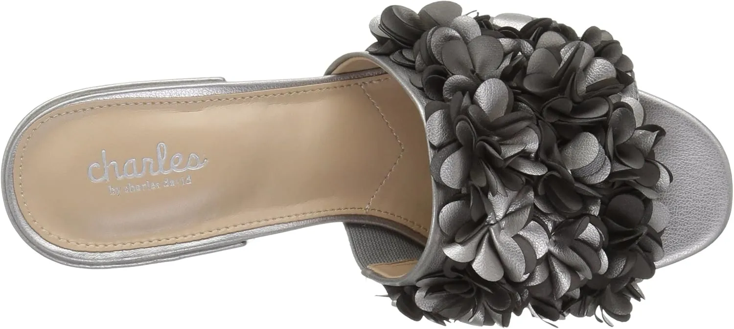 CHARLES BY CHARLES DAVID Women's Victorious Slide Sandal, Ivory,