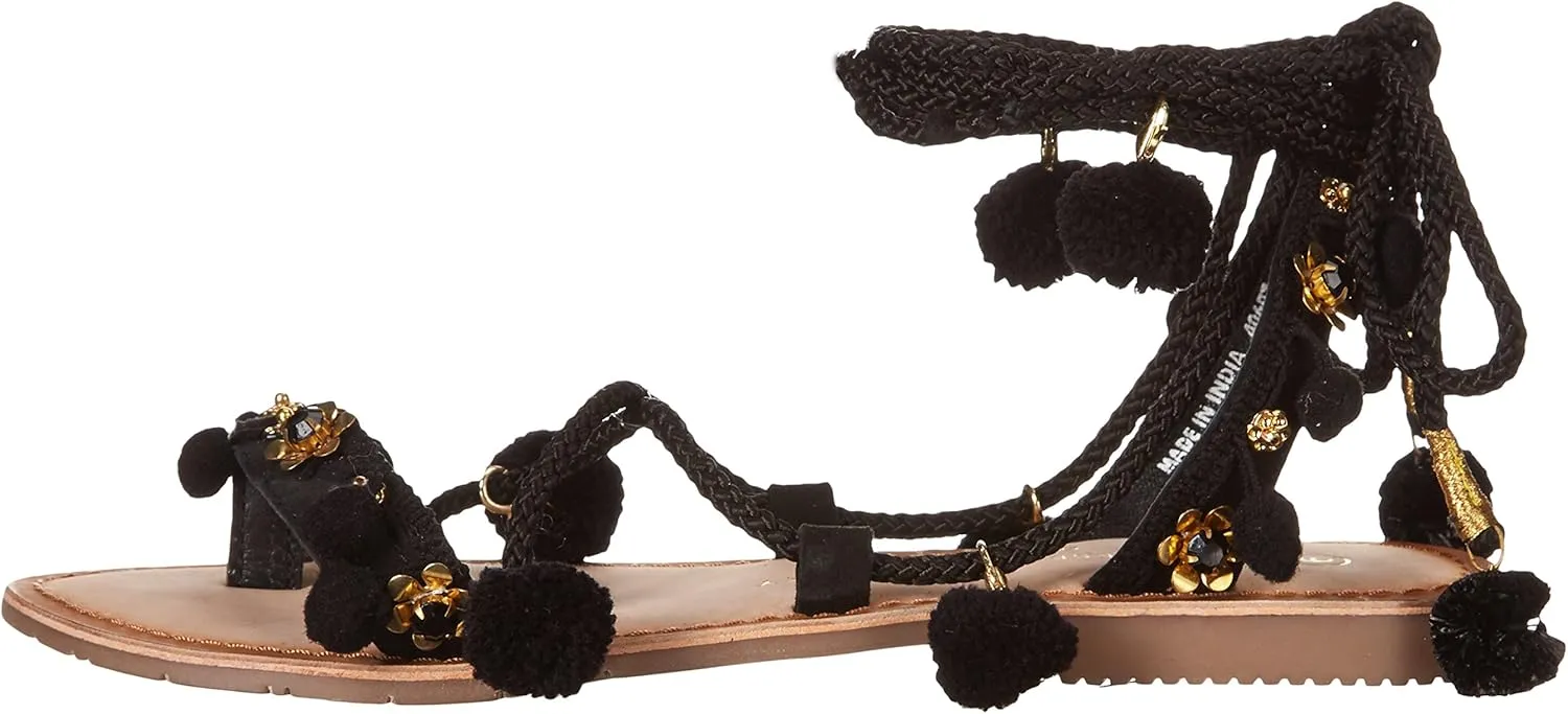Chinese Laundry Women's Portia Toe Ring Pom Pom Sandal