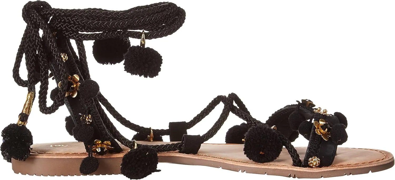 Chinese Laundry Women's Portia Toe Ring Pom Pom Sandal