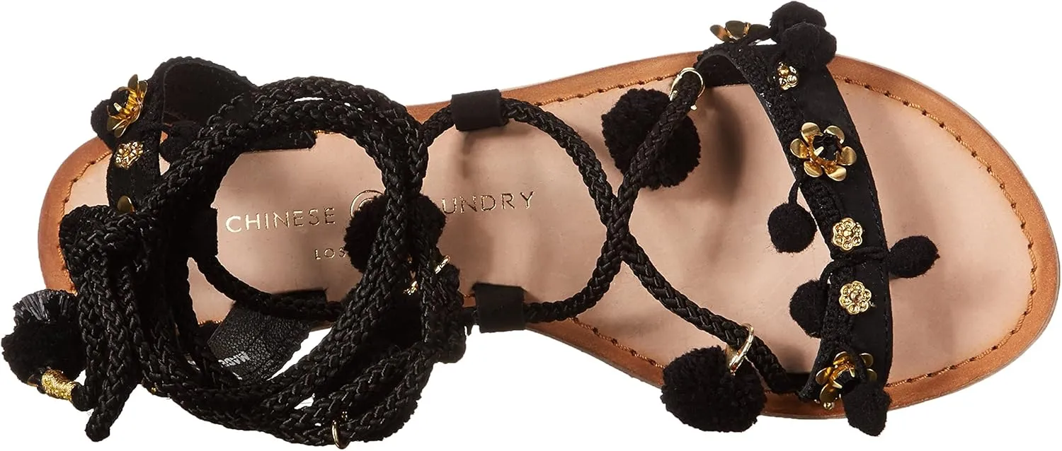 Chinese Laundry Women's Portia Toe Ring Pom Pom Sandal
