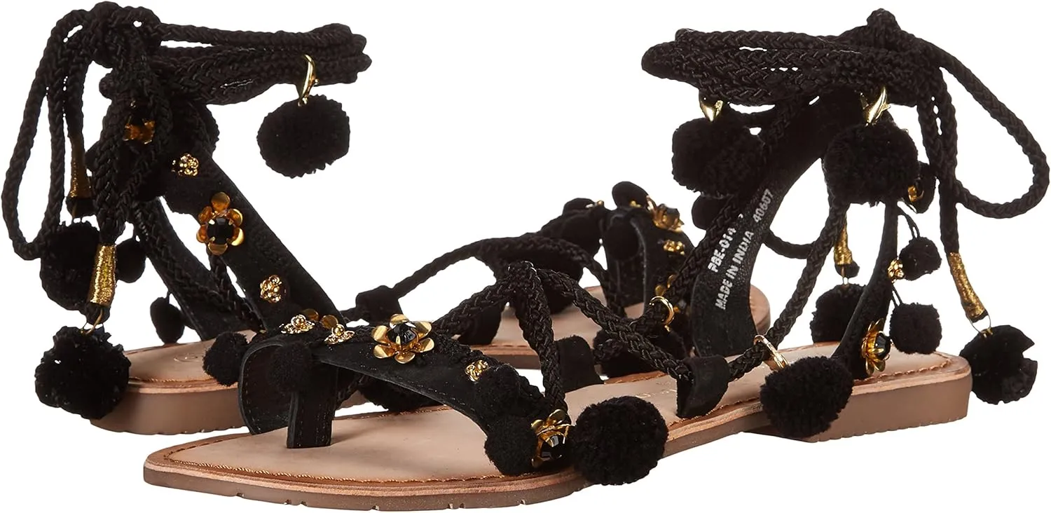 Chinese Laundry Women's Portia Toe Ring Pom Pom Sandal