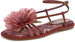 Circus NY by Sam Edelman Women's Olana Flower Flat Sandal
