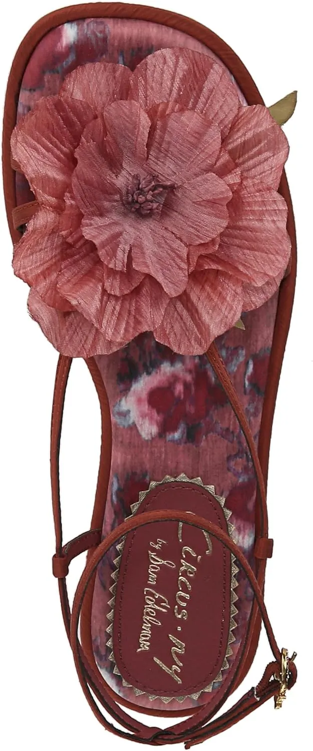 Circus NY by Sam Edelman Women's Olana Flower Flat Sandal