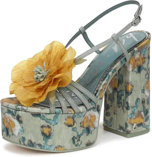 Circus NY by Sam Edelman Women's Siena Flower Heeled Sandal
