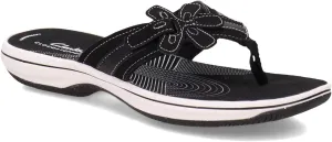 Clarks Unisex BrinkleyFloraH Sneaker, Black, 0 US Women