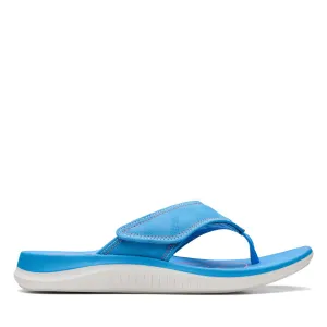 Clarks Women's Glide Post Bright Blue Synthetic