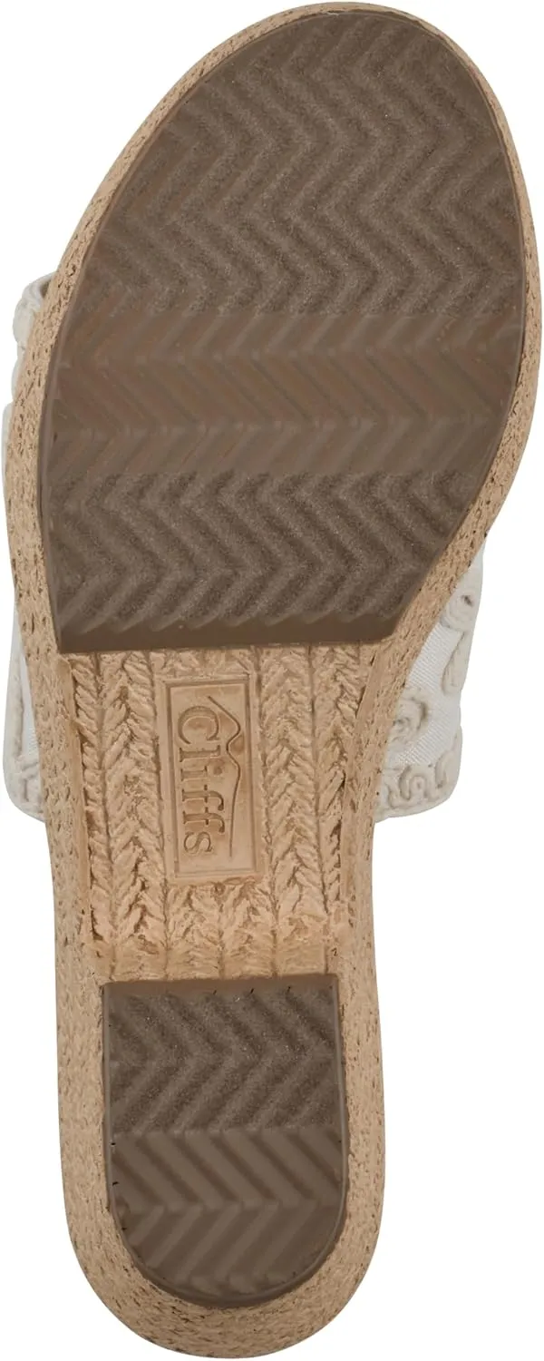 CLIFFS BY WHITE MOUNTAIN Women's Biancia Platform Slide Sandal