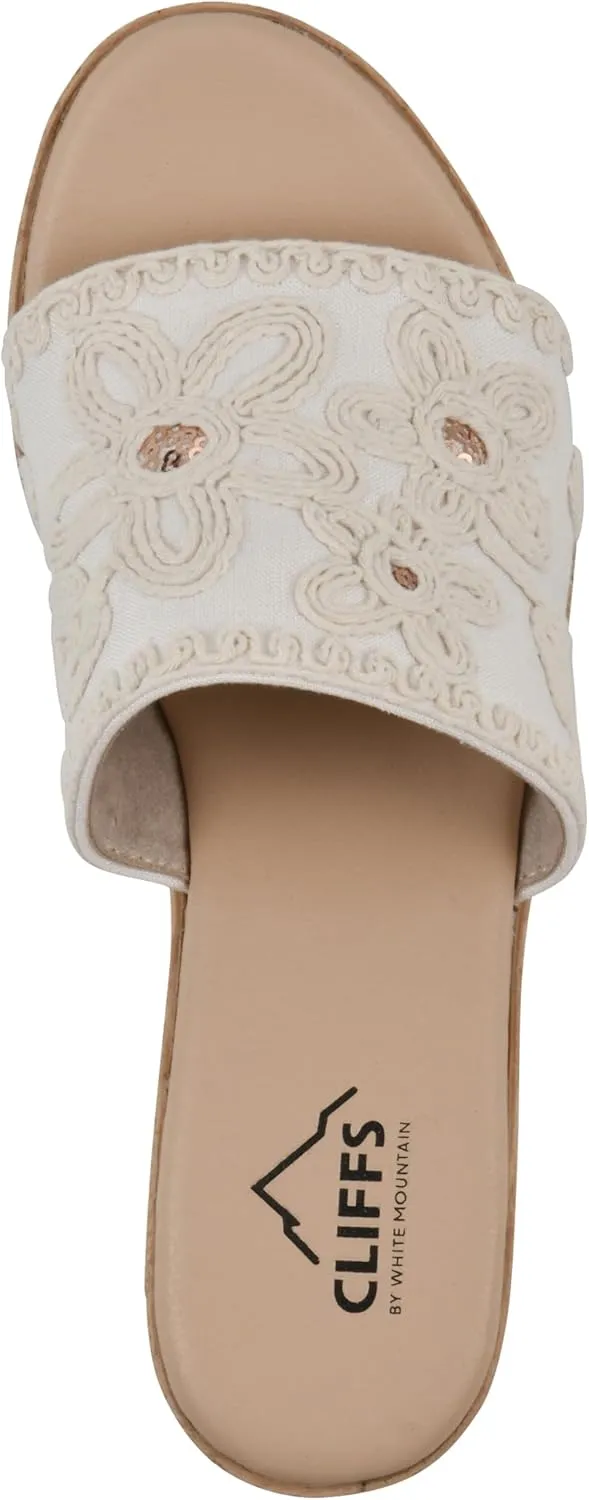 CLIFFS BY WHITE MOUNTAIN Women's Biancia Platform Slide Sandal