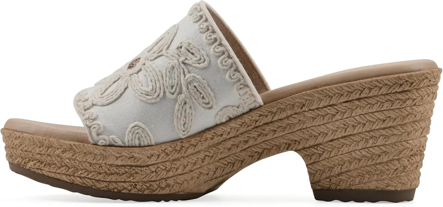 CLIFFS BY WHITE MOUNTAIN Women's Biancia Platform Slide Sandal