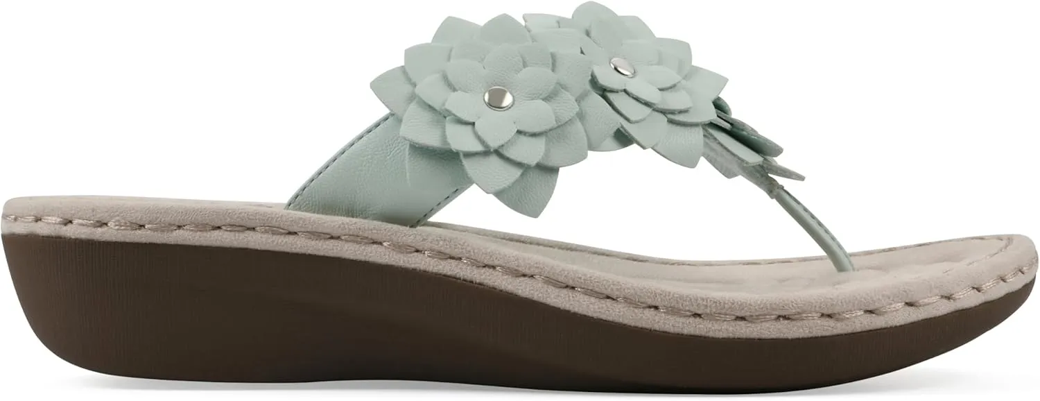 CLIFFS BY WHITE MOUNTAIN Women's Content Floral Sandal
