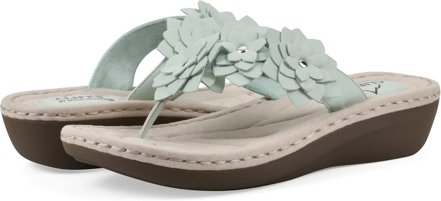 CLIFFS BY WHITE MOUNTAIN Women's Content Floral Sandal