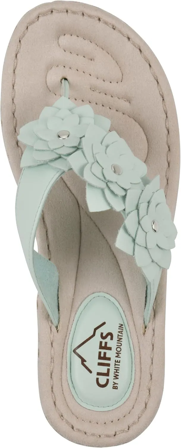 CLIFFS BY WHITE MOUNTAIN Women's Content Floral Sandal