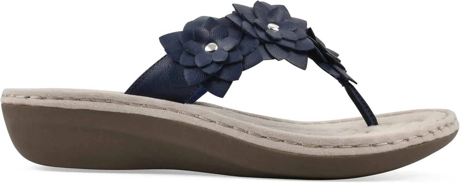 CLIFFS BY WHITE MOUNTAIN Women's Content Floral Sandal