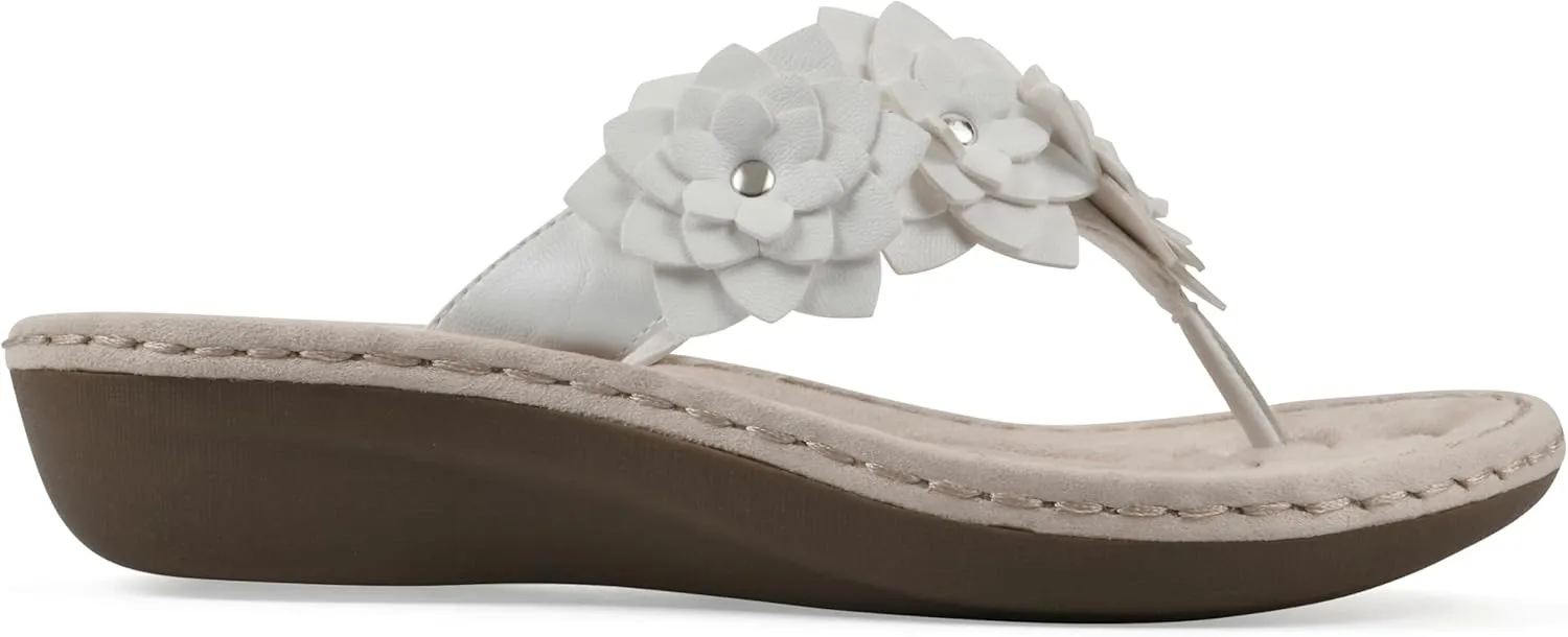 CLIFFS BY WHITE MOUNTAIN Women's Content Floral Sandal